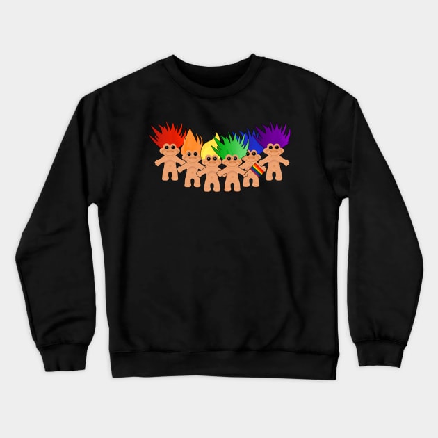 Trolls for the Trolls! Crewneck Sweatshirt by RandomGoodness